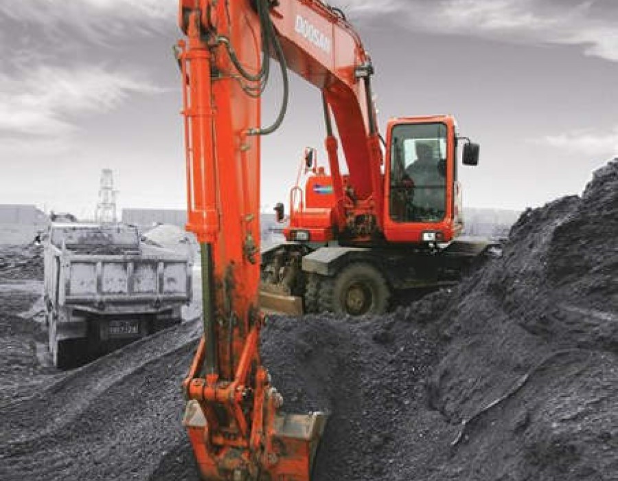 Колесный экскаватор Doosan Solar 180W-V