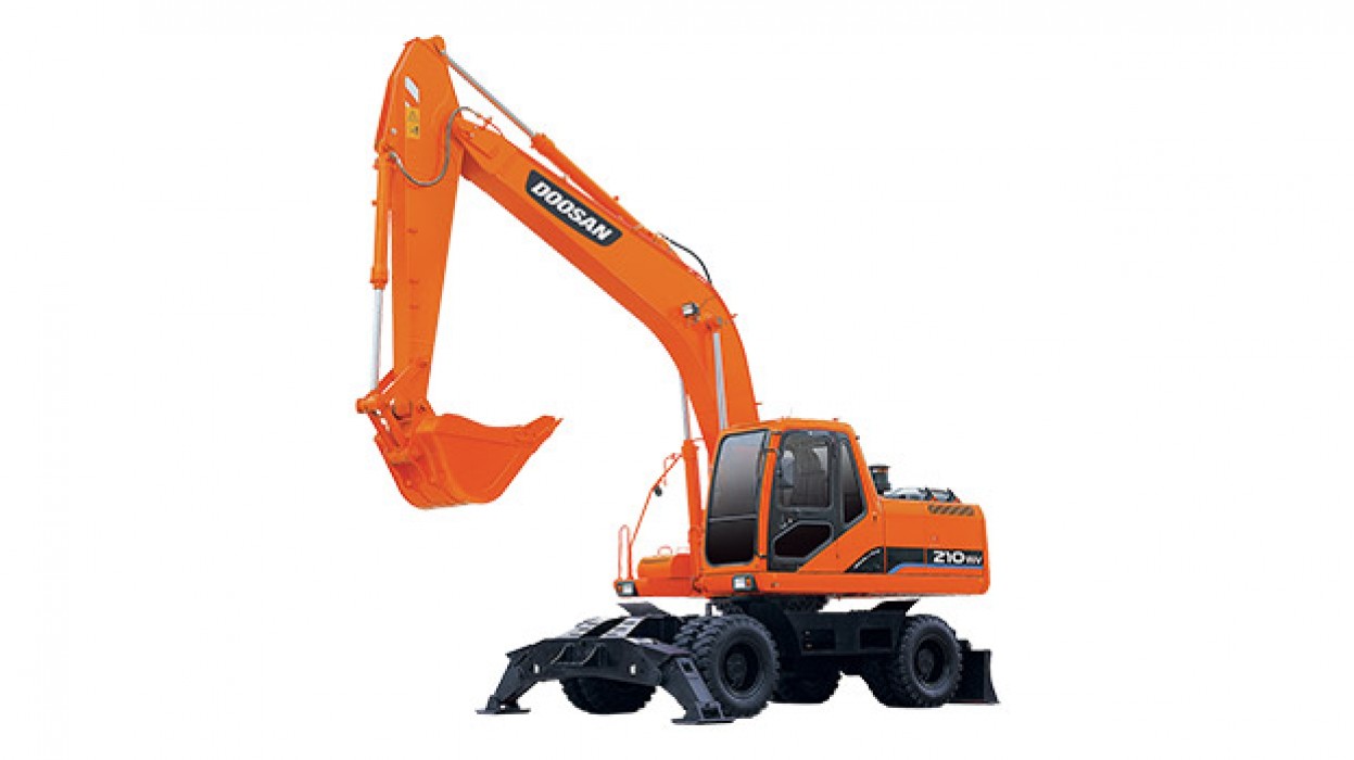 Колесный экскаватор Doosan Solar 210W-V