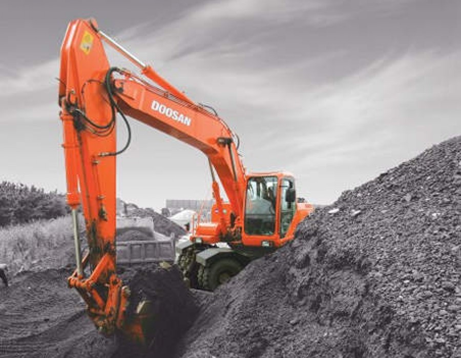 Колесный экскаватор Doosan Solar 210W-V