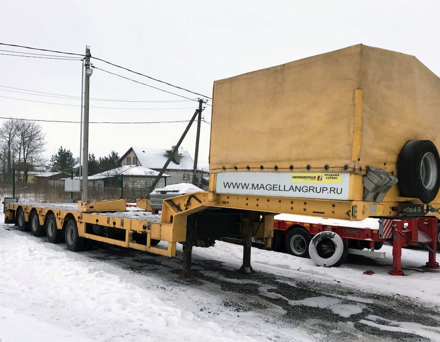 Низкорамный трал Faymonville раздвижной