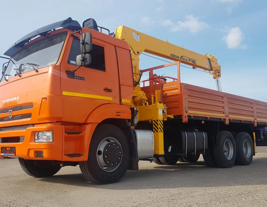 Манипулятор Камаз 65115 с люлькой
