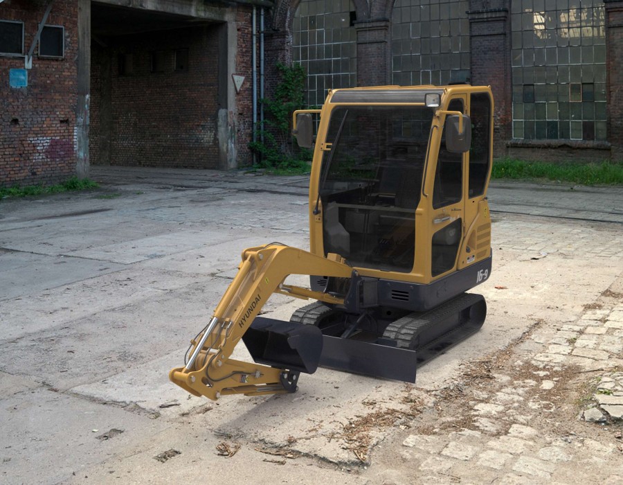 Мини-экскаватор HYUNDAI R16-9