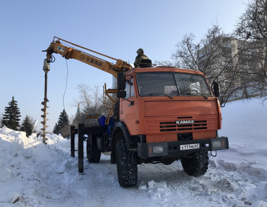 Ямобур КАМАЗ 4326